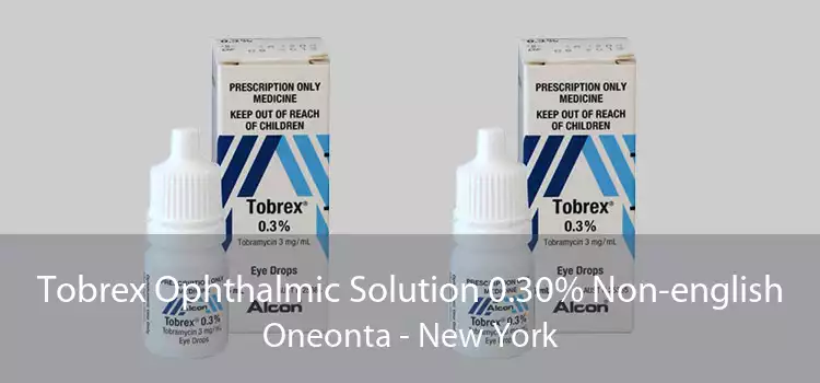 Tobrex Ophthalmic Solution 0.30% Non-english Oneonta - New York