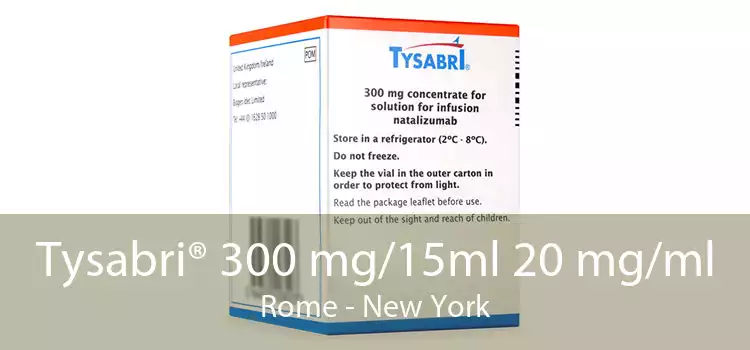 Tysabri® 300 mg/15ml 20 mg/ml Rome - New York