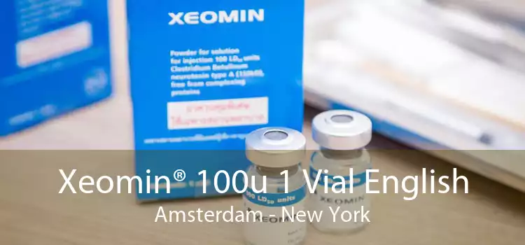 Xeomin® 100u 1 Vial English Amsterdam - New York