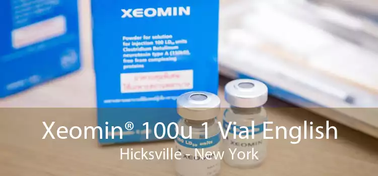 Xeomin® 100u 1 Vial English Hicksville - New York