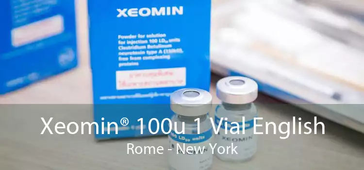Xeomin® 100u 1 Vial English Rome - New York