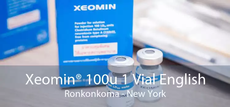 Xeomin® 100u 1 Vial English Ronkonkoma - New York