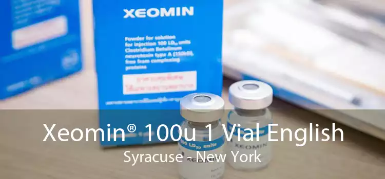 Xeomin® 100u 1 Vial English Syracuse - New York