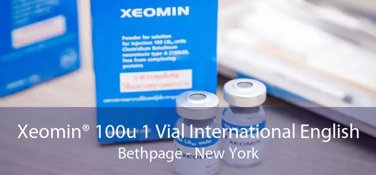 Xeomin® 100u 1 Vial International English Bethpage - New York