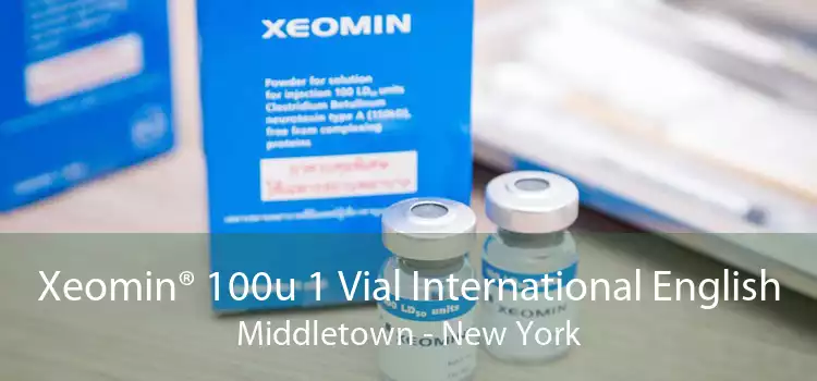 Xeomin® 100u 1 Vial International English Middletown - New York