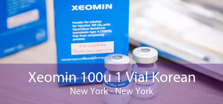 Xeomin 100u 1 Vial Korean New York - New York