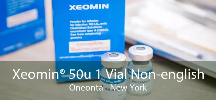 Xeomin® 50u 1 Vial Non-english Oneonta - New York