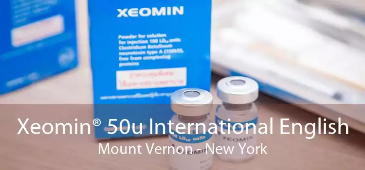 Xeomin® 50u International English Mount Vernon - New York