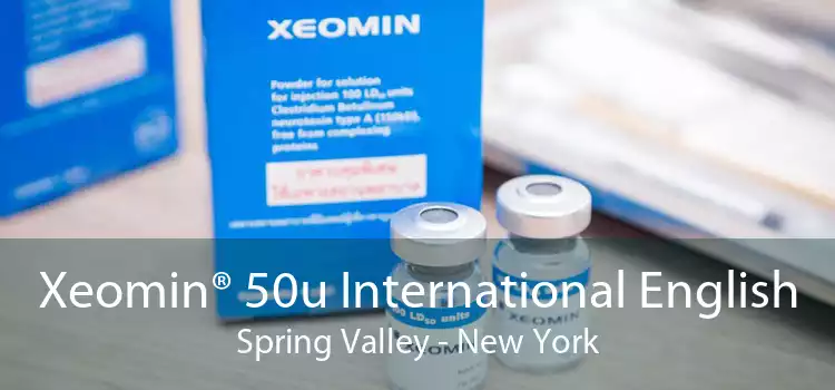Xeomin® 50u International English Spring Valley - New York
