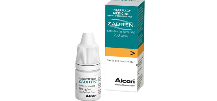 Zaditen® Eye Drops 0.025% dosage Mineola, NY